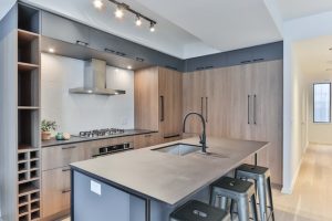 a newly fitted kitchen redesign 